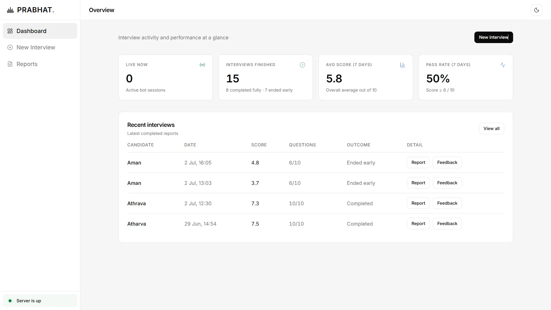 Interview Scheduling Wizard