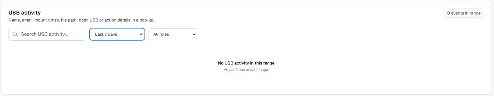 USB Detection