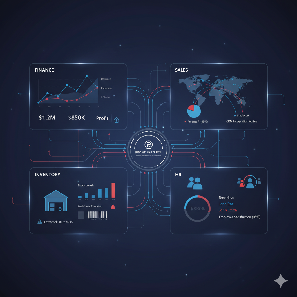 ERP Business Applications Dashboard