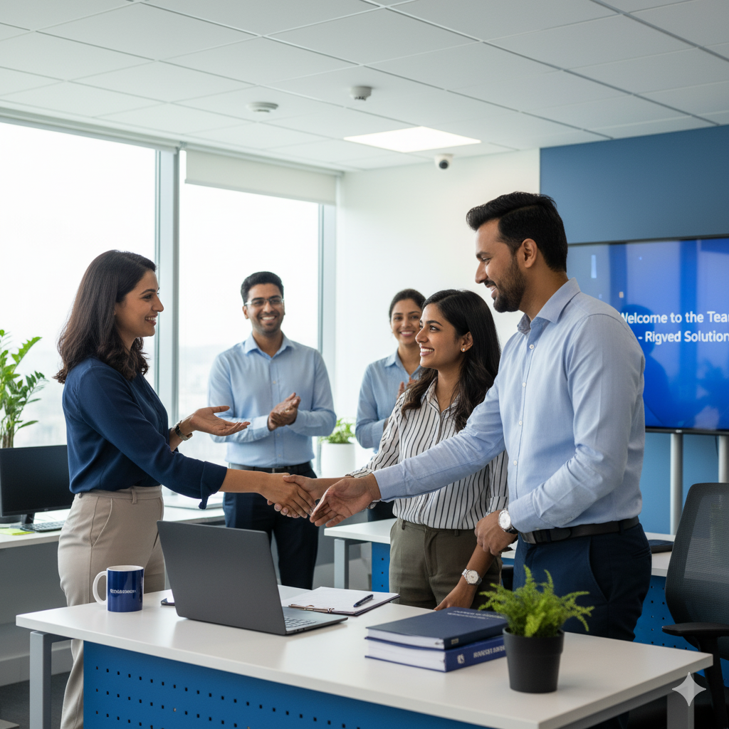 Employee onboarding and training process