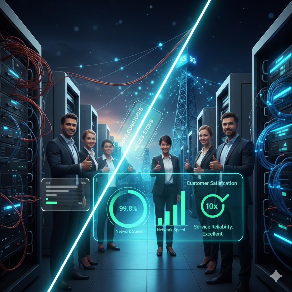 Leading Telecom Provider Network Modernization case study